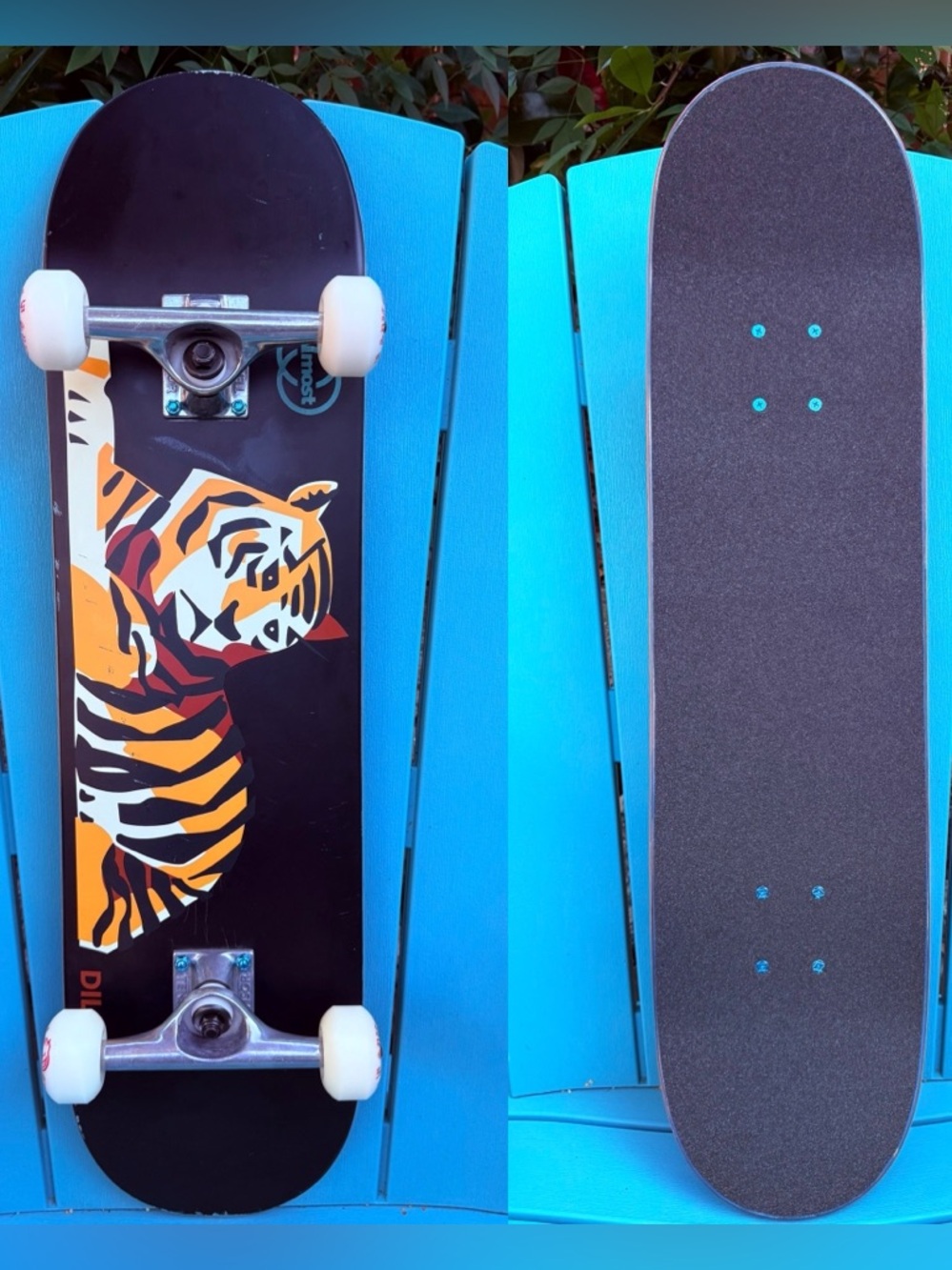 Almost Skateboards John Dilo “Animals” Complete Skateboard Tensor 5.5 Raw Trucks